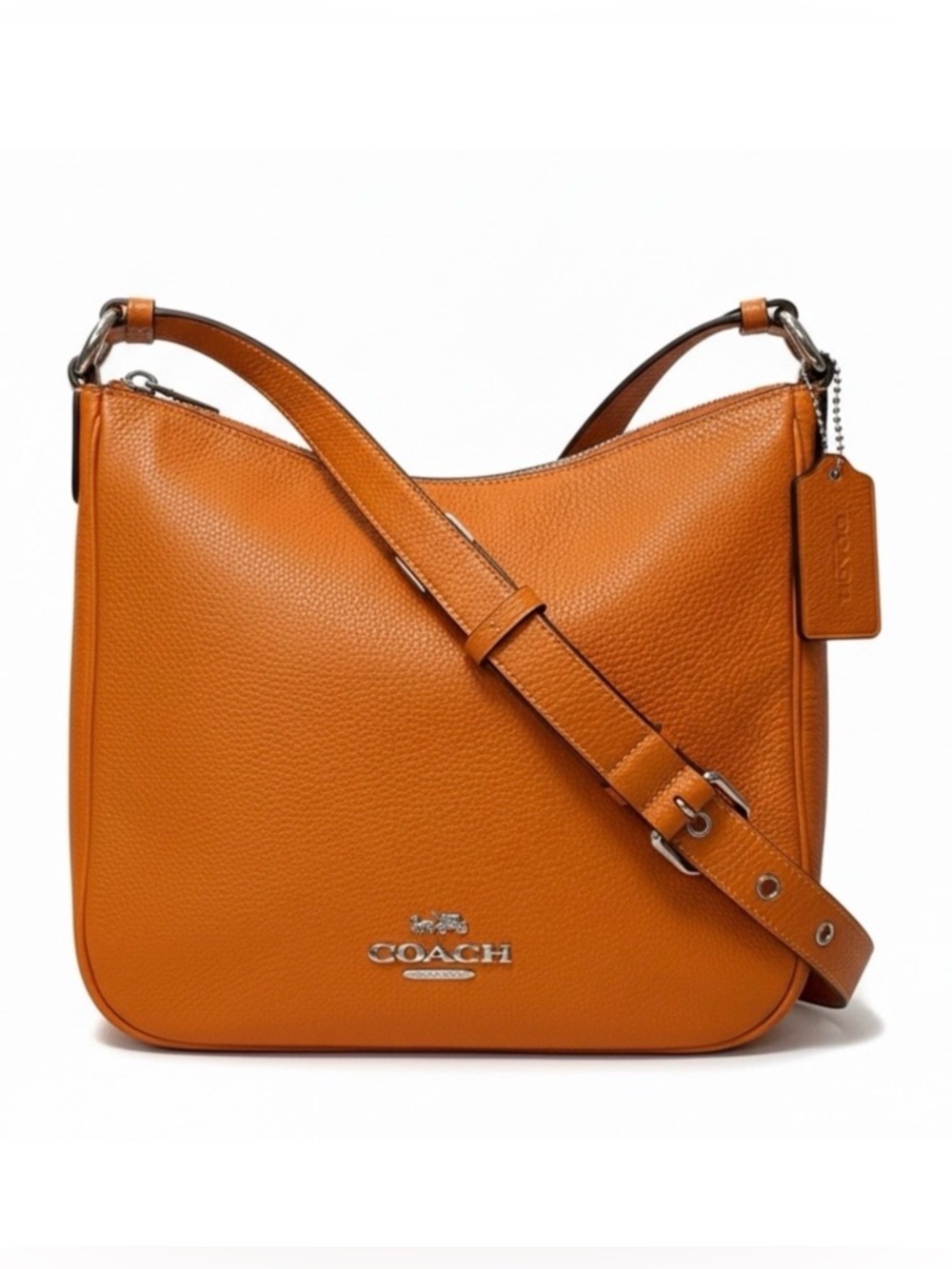 NWT Coach Ellie File Pebble Leather Crossbody Bag